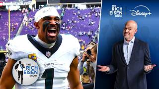 Celebrity Do the Philadelphia Eagles Win Games Because of or Despite Jalen Hurts? | The Rich Eisen Show Profile