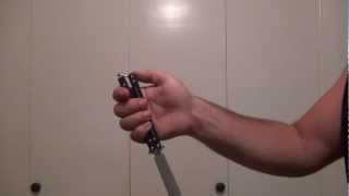Balisong Instructional : "Fake Ice" (Basic Horizontal To Ice Pick Grip)