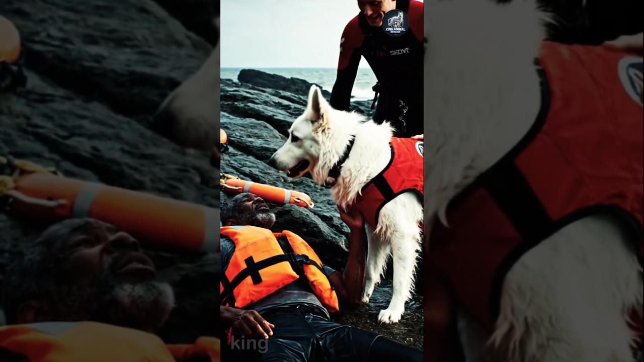 Dog Rescues Drowning Man! Unbelievable Ocean Survival Story 🐕 