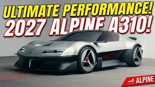 Первый взгляд на Alpine A310 Vision (2027): возрождение легенды