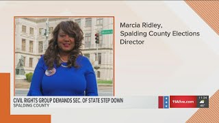 Sec State defends call for Spalding election director to resign as group calls it race-motivated