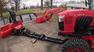 Getting Ready for Winter: Mounting the Snowblower on Optimus Maximus (Kubota Grand L6060)