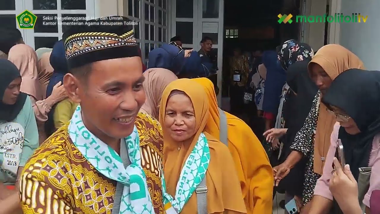 Sejumlah 325 Calon Jemaah Haji Tolitoli Siap diberangkatkan ke Palu