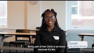 Meet Zariah | Her Climb Inaugural Scholar | Orientation Day 2026