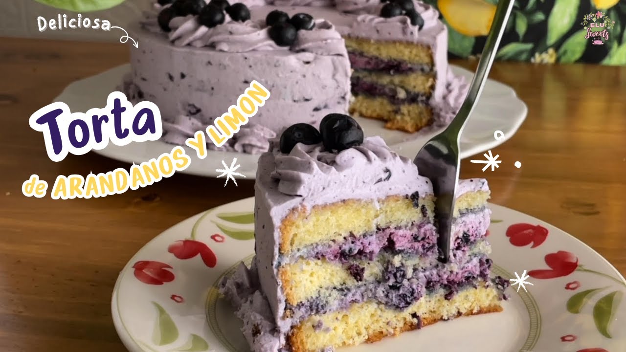 Я УЗНАЛА, КАК ПРИГОТОВИТЬ ПРОСТОЙ И ВКУСНЫЙ ЧЕРНИЧНО-ЛИМОННЫЙ ТОРТ | Элу Свитс