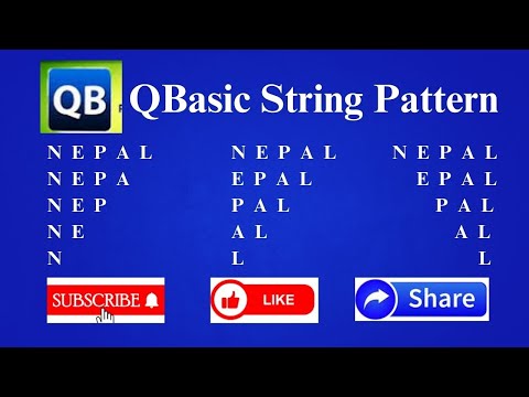 QBasic Tutorial:: String  Pattern Printing N, NE, NEP, NEPA, NEPAL In HINDI
