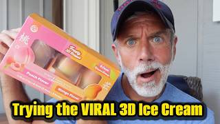 Finally Trying the TIK TOK VIRAL 3D Mango & Peach Frosty Fun Ice Cream!