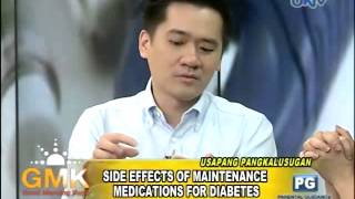 What are the side effects of diabetes' maintenance medication