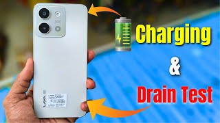 Lava Storm Lite 5g Battery 🔋Charging & Drain Test | Battery Drain Test  @TechyWood