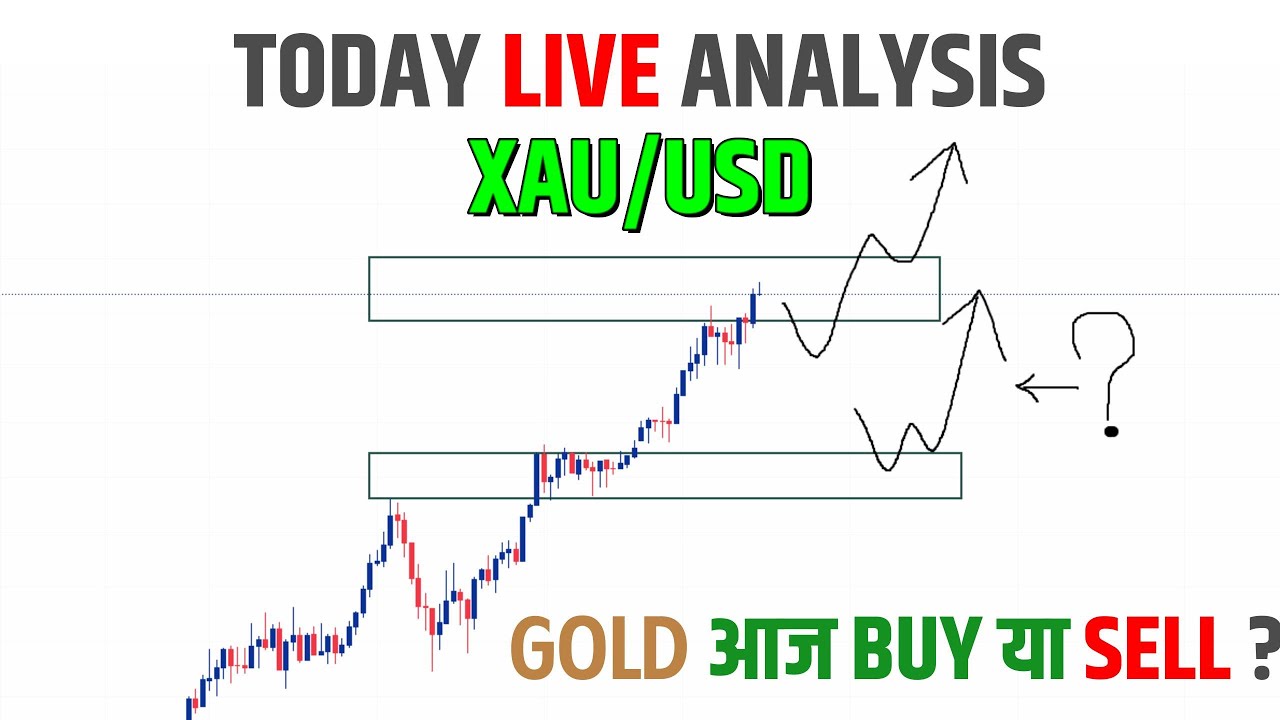 XAUUSD TODAY LIVE ANALYSIS IN HINDI || TODAY PRICE PREDICTION GOLD IN ...