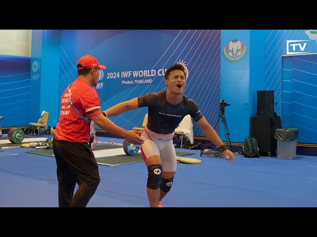 The moment Rizki finds out he's going to the Olympics class=