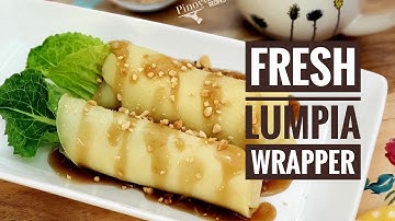 How to make Fresh Lumpia Wrapper