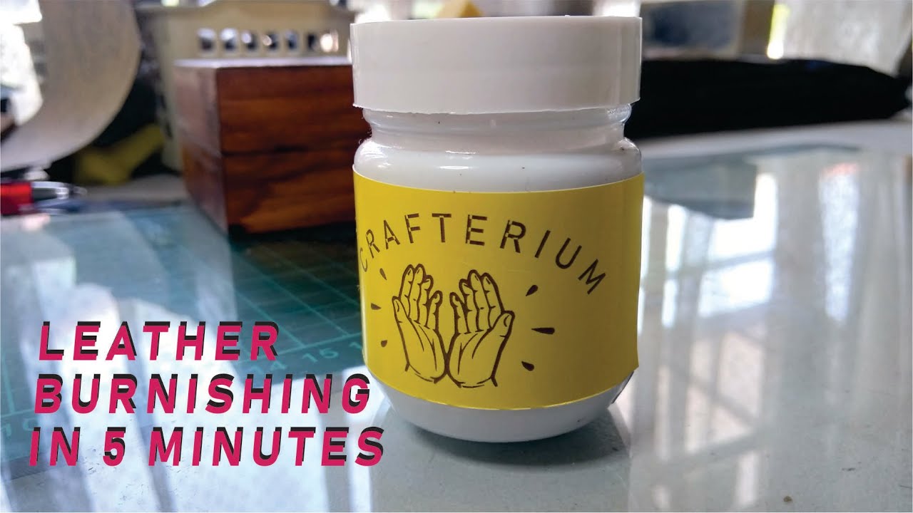 LEATHER EDGE CREAM BURNISHING IN 5 MINUTES TRAGACANTH AND TOKONOLE