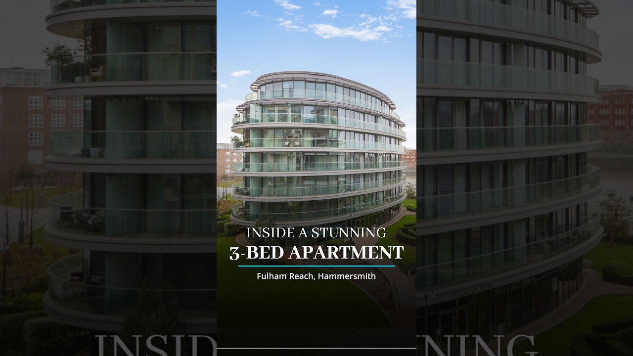Tour a Luxury 3-Bed Apartment at Fulham Reach, Hammersmith | London Property