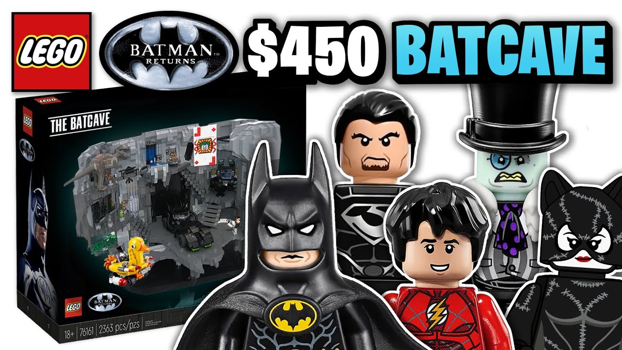 NEW $450 LEGO Batman Returns Batcave Leak - Including the Flash Movie? 