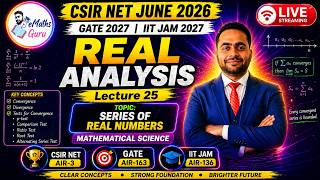 CSIR NET JUN 2026 | MATHEMATICAL SCIENCES | REAL ANALYSIS | LEC 25