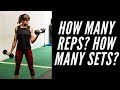 How Many Reps and Sets to build muscle, gain strength or lose weight?