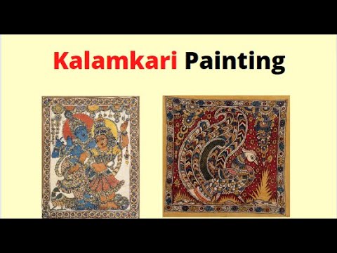 Kalamkari Painting - folk Paintings | kalamkari painting UPSC | Art and ...