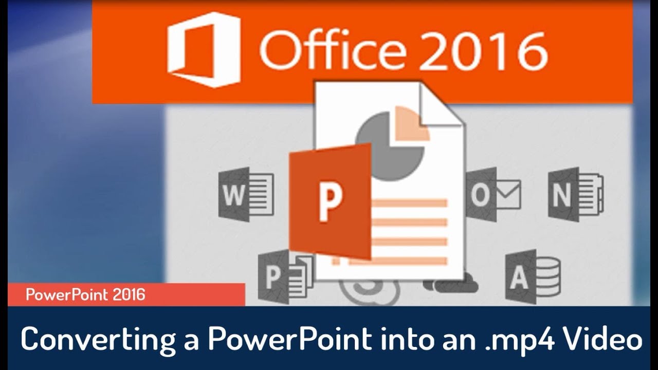 how to make a video presentation in powerpoint 2016