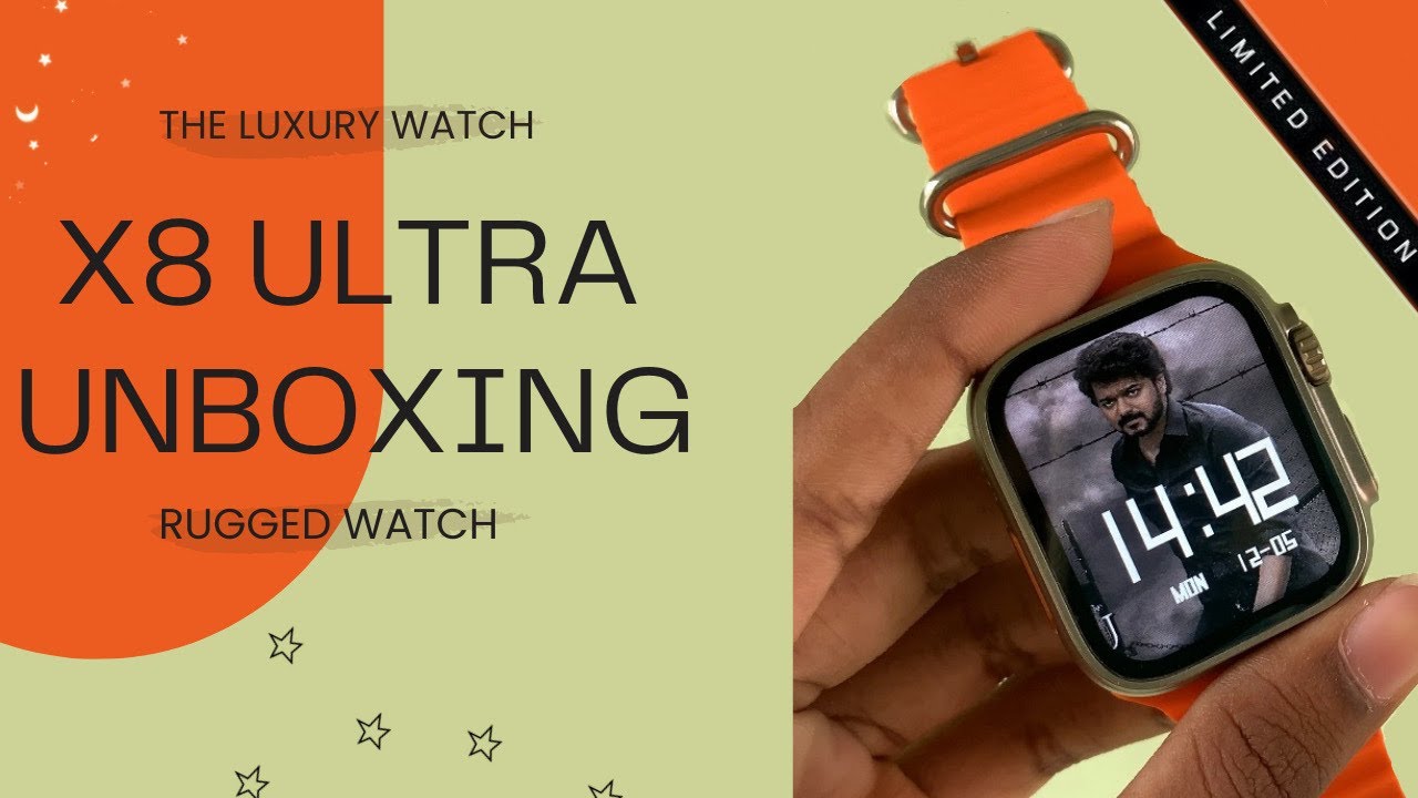 SMARTWATCH X8 ULTRA 4G Unboxing Review - ANDROID, GPS, 4G LTE e