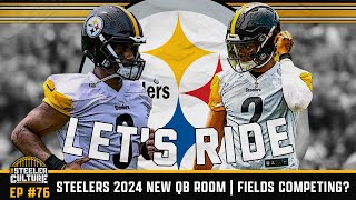 Justin Fields Wants to Compete! What to Expect from Russell Wilson & Justin Fields #SteelersNews