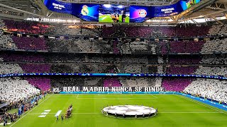 Real Madrid vs. Bayern I Choreo + Champions League Anthem I Semi-Final May 2024