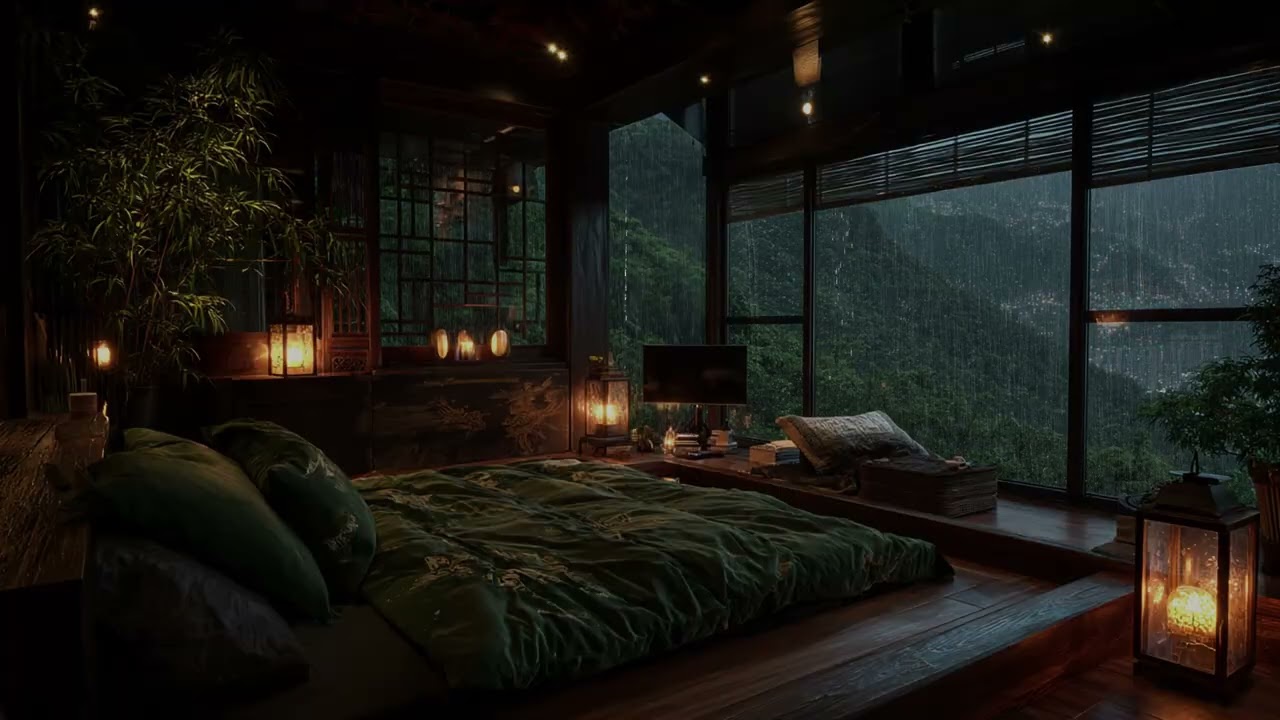 Tranquil Rainview: Calming Rain Sounds for Sleep & Focus | Relaxing Rainfall for Stress Relief