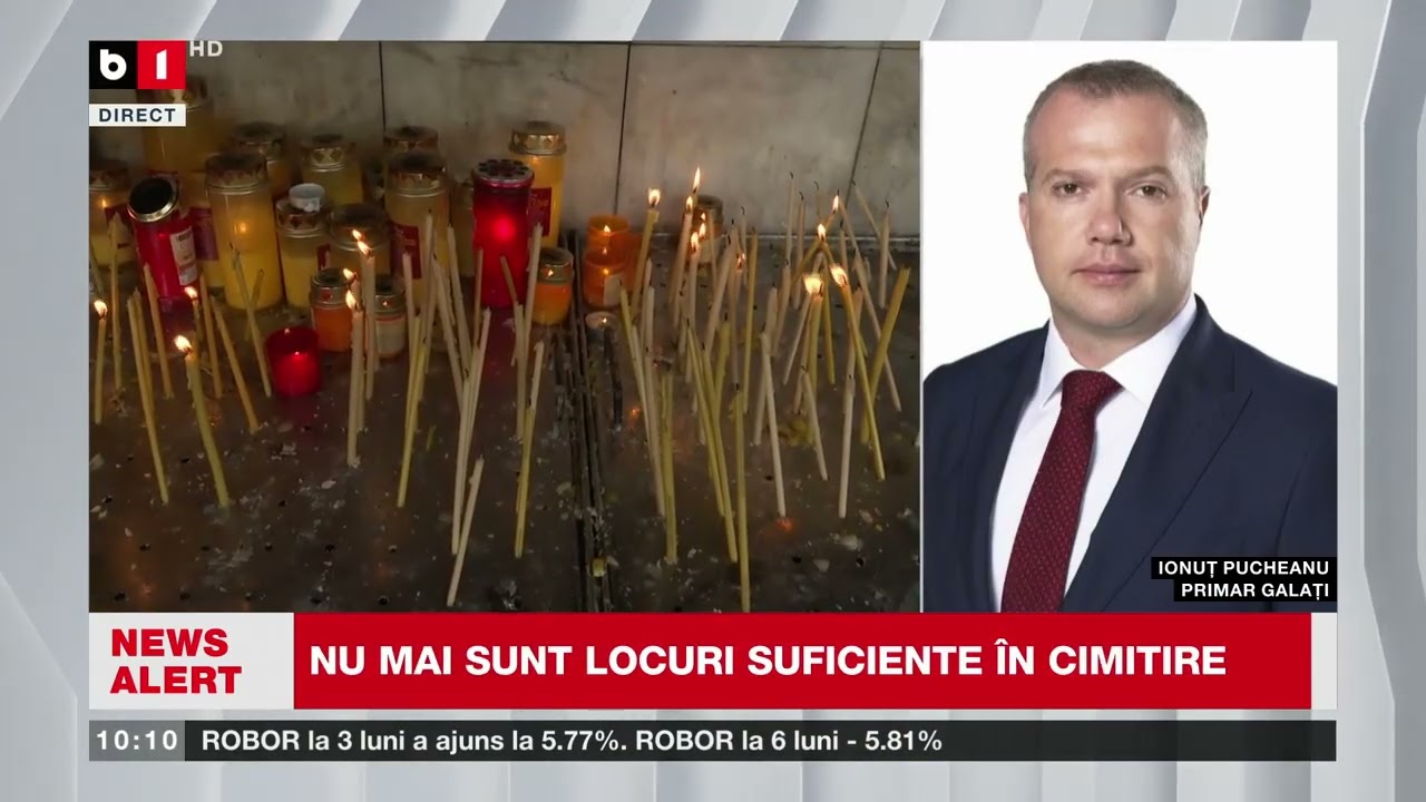 Cimitirele din Galati neincapatoare.Primarul Ionut Pucheanu vine cu explicatii.