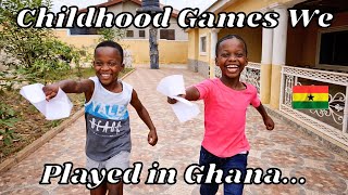 Before Smartphones - Games we played growing up in Ghana
