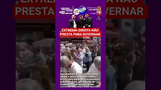 POVO EXPULSA MILEI EM ATO DE CAMPANHA NA ARGENTINA #milei #argentina