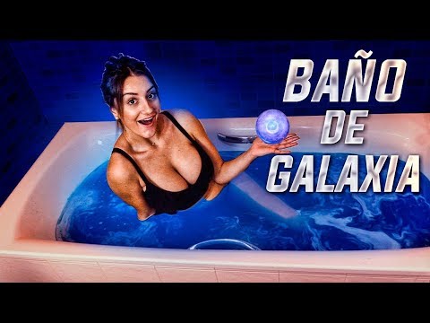 BAÑO DE GALAXIA! La BAÑERA más BRILLANTE🌌| FatiVázquez