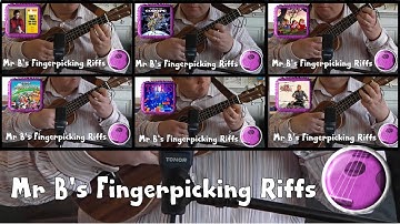 Fingerpicking Riff Tutorials Episodes 13-18 | Mr B