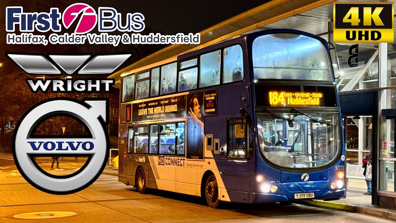 [First Yorkshire : 184 Huddersfield to Oldham, Slaithwaite, Marsden] Wright Eclipse Gemini VolvoB9TL