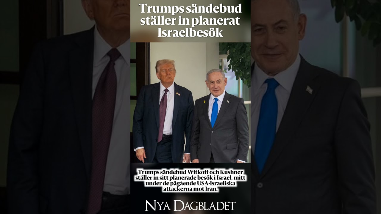 Trumps sändebud ställer in planerat Israelbesök