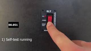 Celebrity Kannad ELT 406 Self-Test Sequence with Remote Control Panel Profile