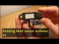 Reading absolute pressure with Bosch MAP sensor with Arduino #1 (actual measurements)