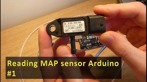Reading absolute pressure with Bosch MAP sensor with Arduino #1 (actual measurements)