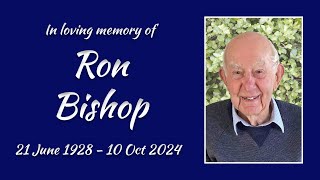 Ron Bishop funeral slideshow