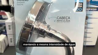 Ducha Chuveiro Docol Eden R150 Chrome Aquecedor A Gás Solar