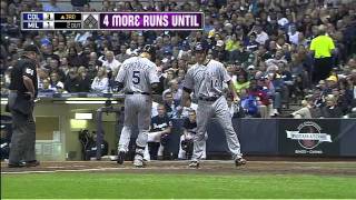 2011/09/14 CarGo's two-run homer