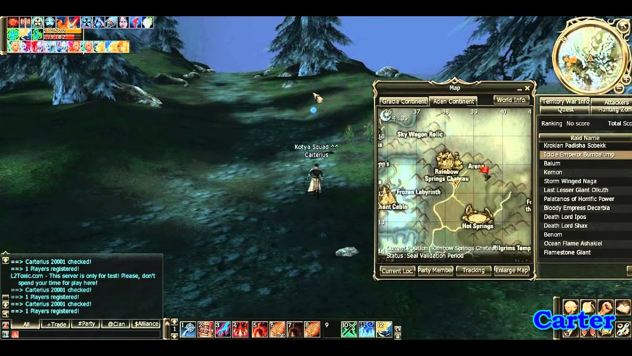 Road to Icicle Emperor Bumbalump 74 lvl