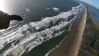 3 hours flight at Cape Lookout, Oregon coast/ Cape Lookout State Park/ hang gliding / Paragliding