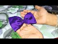 how to make a quick easy bow | easy way to make a simple bow | how to make a very easy bow  #shorts
