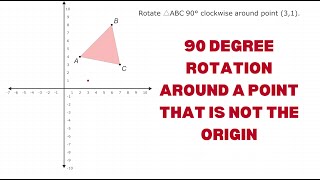 90 Degree Rotation Around A Point That Is Not The Origin