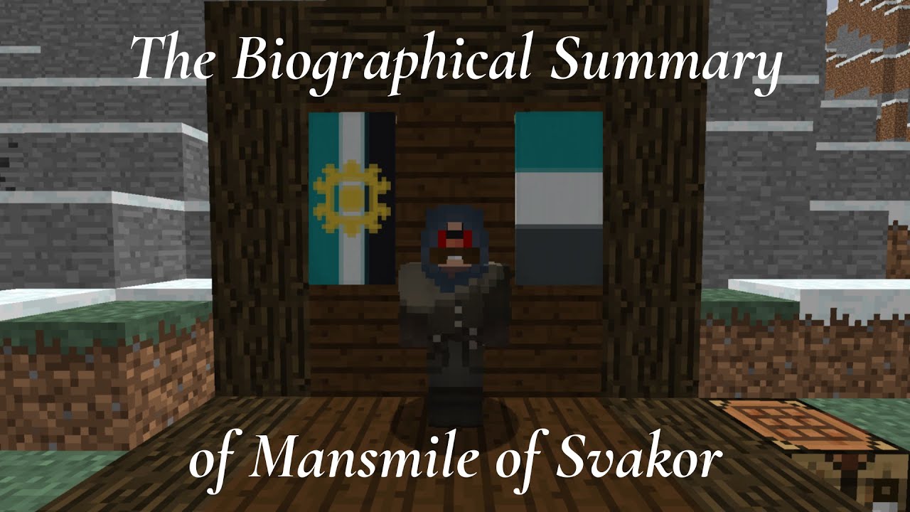 MINECRAFT- (Stoneworks)- Mansmile Biography: [EP 3] {50 SUBSCRIBER ...