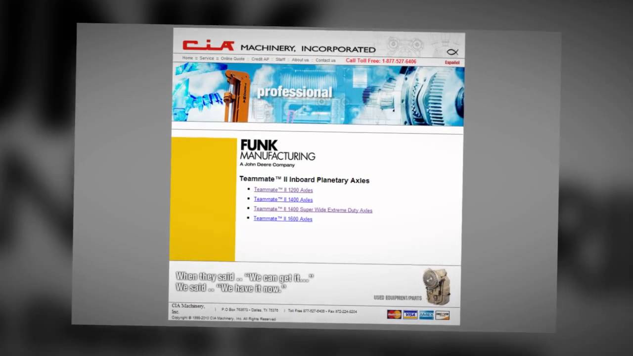 Funk Team mate II1400 Super Wide Extreme Duty Axles