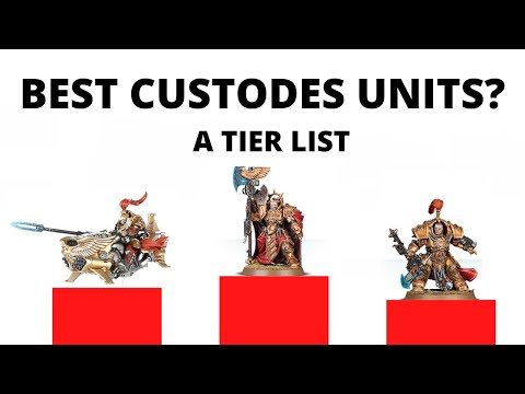 Adeptus Custodes - Strongest Unit Tier List + Power Ranking in 9th Edition