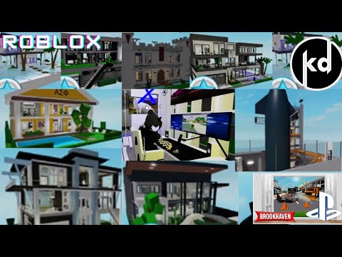 Roblox brookhaven rp i build gaming setup in all houses - YouTube