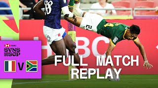 Is this the game of the season? | France v South Africa | Singapore HSBC SVNS | Full Match Replay