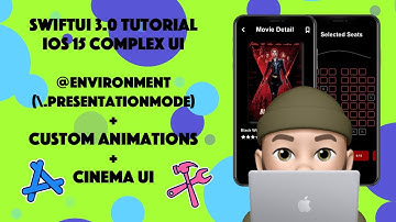 SwiftUI 3.0 Tutorial - Complex UI + Cinema UI + PresentationMode using Xcode 13
